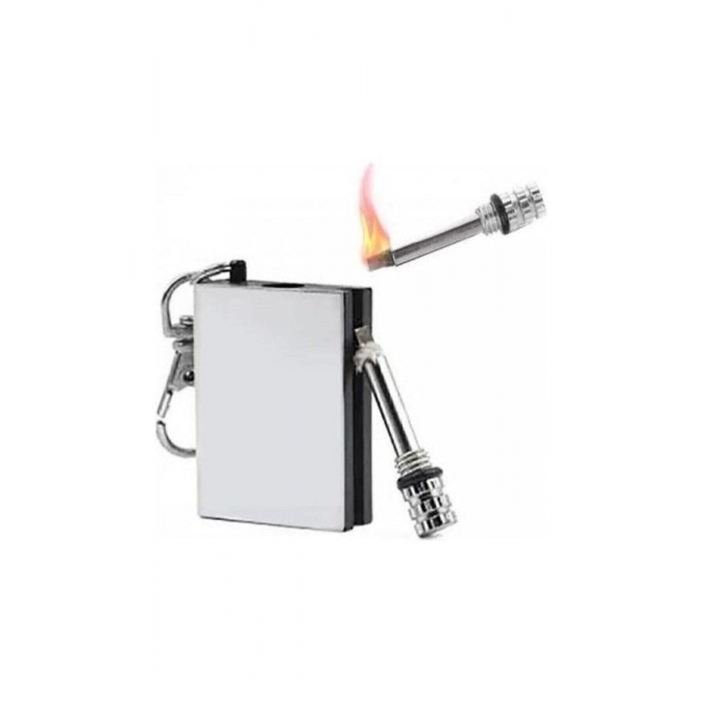 Zippo Benzini Ile Çalışan Hediyelik Mini Metal Kibrit Kamp Çakmağı 150Zseri