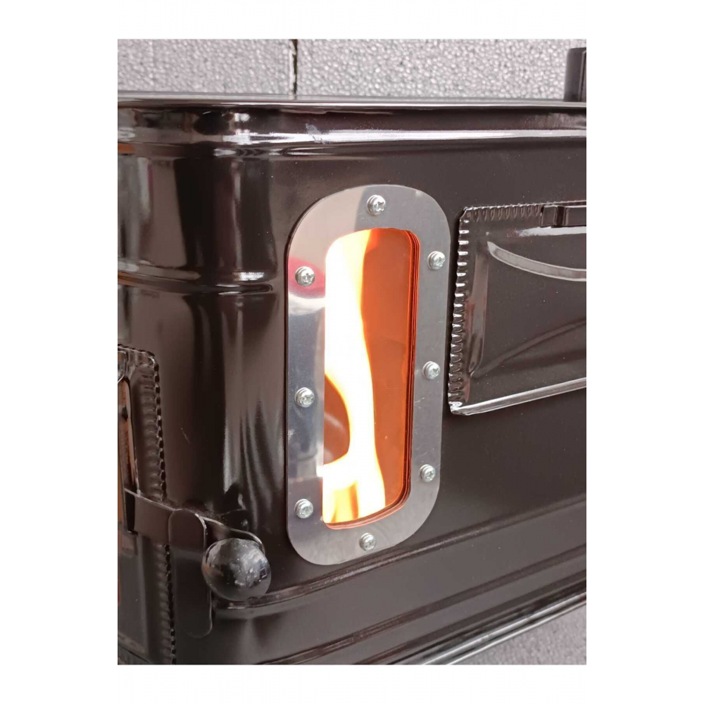 gencocamping kuzineli camlı kamp sobası