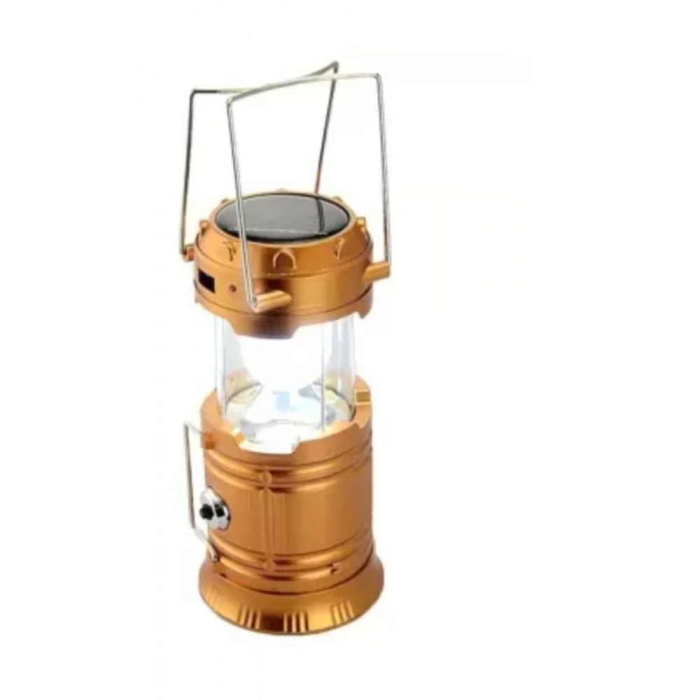 Şarjlı Kamp Lambası Güneş Enerjili Kızaklı Kamp Feneri Led Lamba Işıldak 4.1