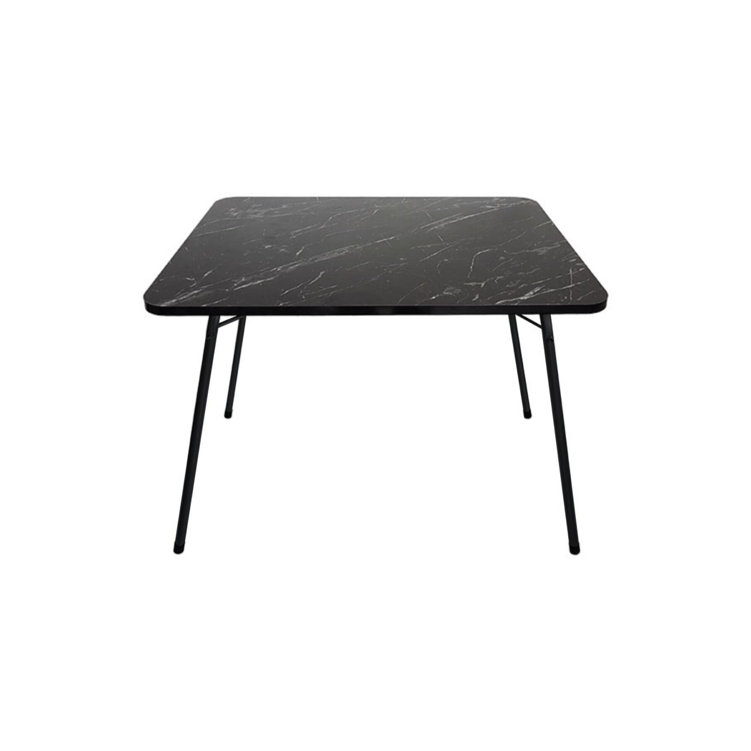 Granit Desenli Katlanır Balkon Bahçe Kamp Masası