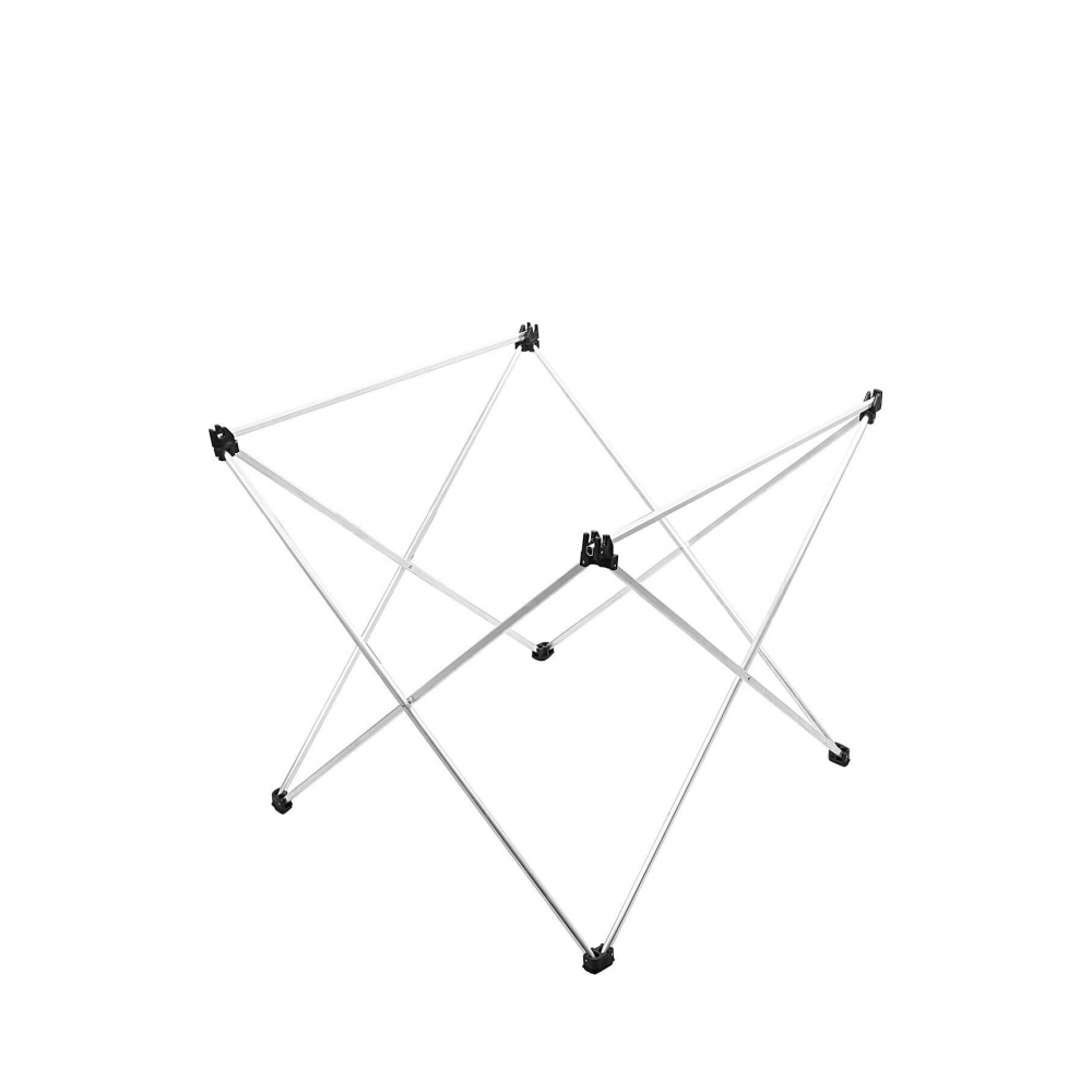 Katlanabilir Kumaş Kamp Ve Piknik Masası, Siyah, Geniş Model, 73 X 55 X 48 Cm