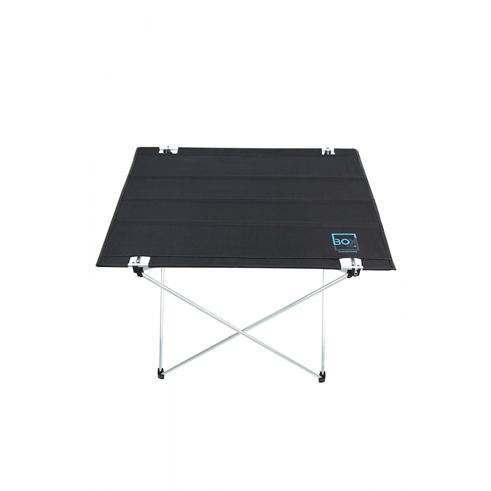 Katlanabilir Kumaş Kamp Ve Piknik Masası, Siyah, Geniş Model, 73 X 55 X 48 Cm