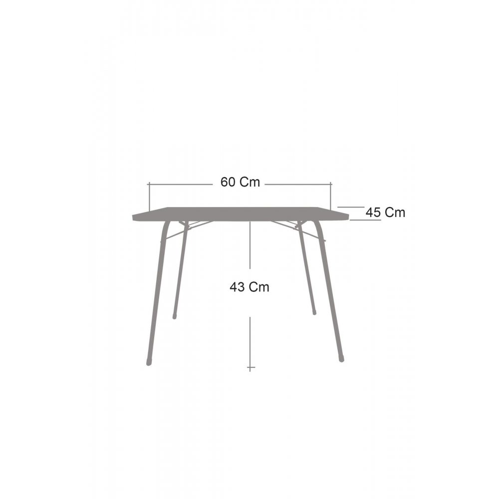 Katlanır Masa 60x45 Cm Kamp Piknik Bahçe Masası Kamp Masası