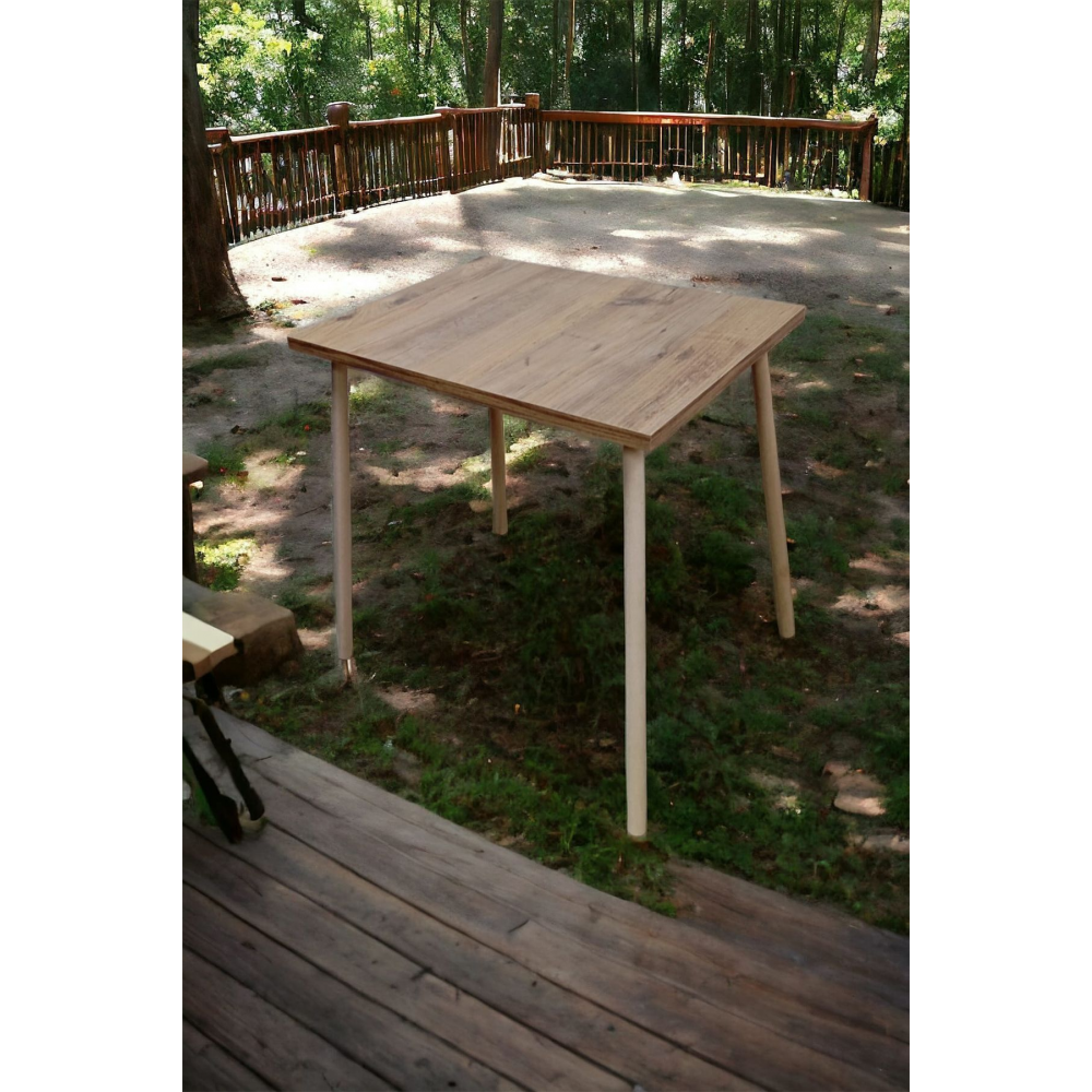 Portatif Kamp Masası Balkon Bahçe Masası Piknik Masası Sehpası 60x45cm