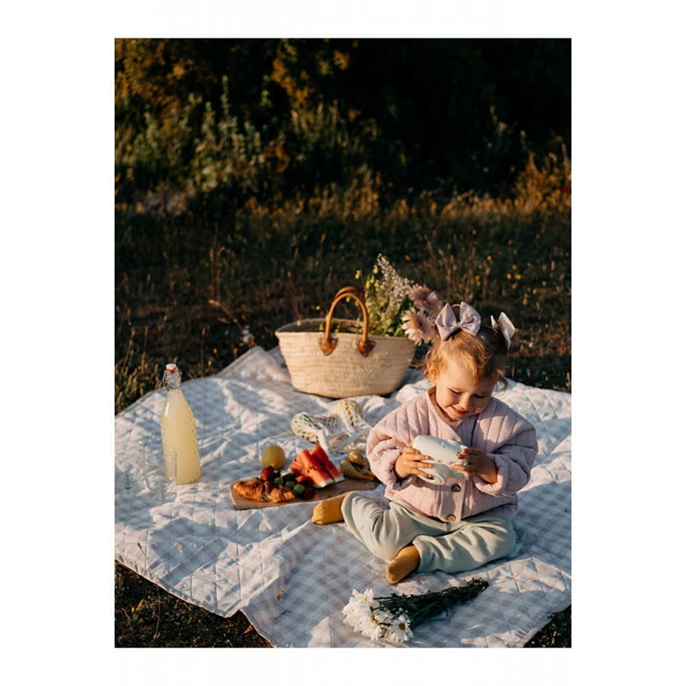 Piknik Matı - Bej Pötikare