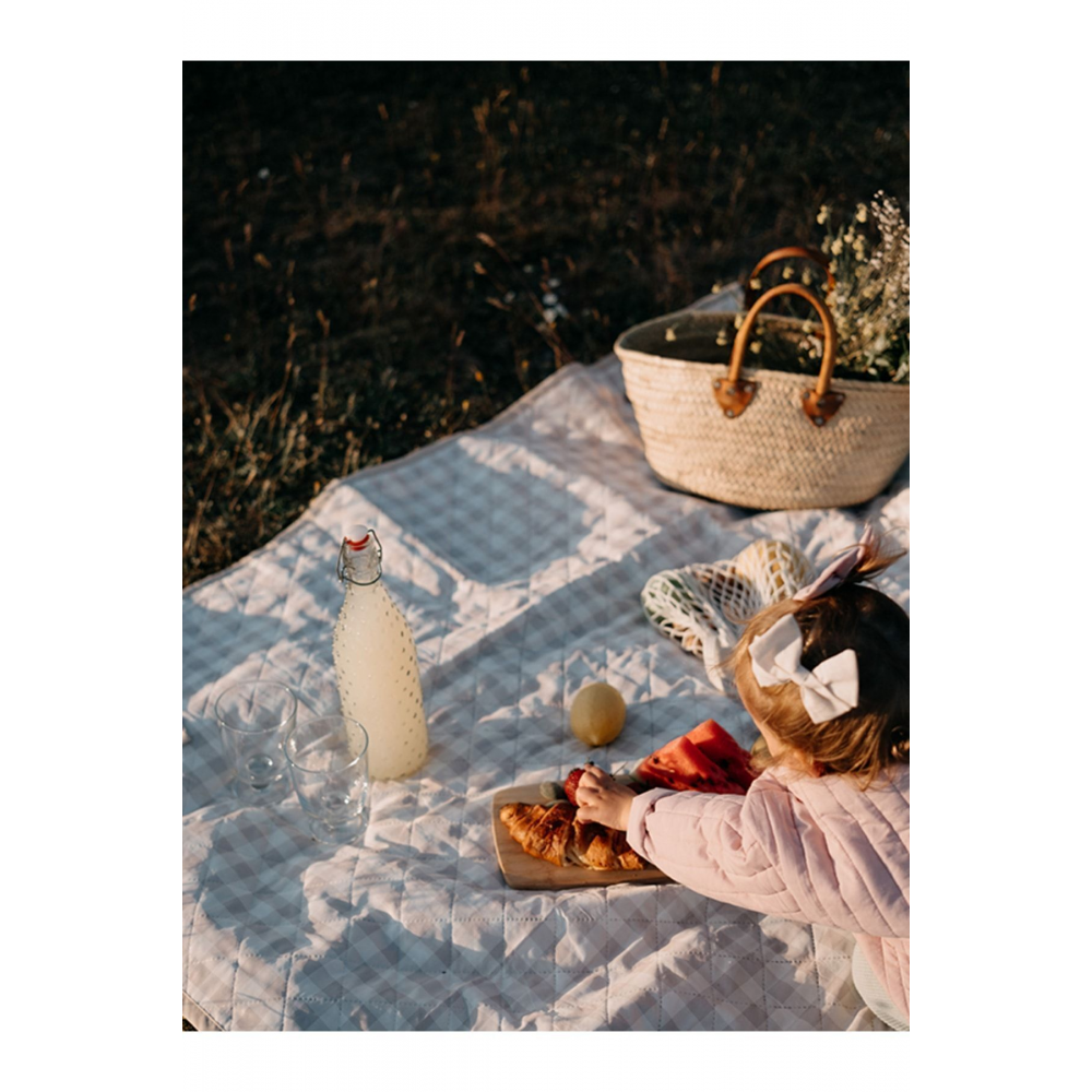 Piknik Matı - Bej Pötikare