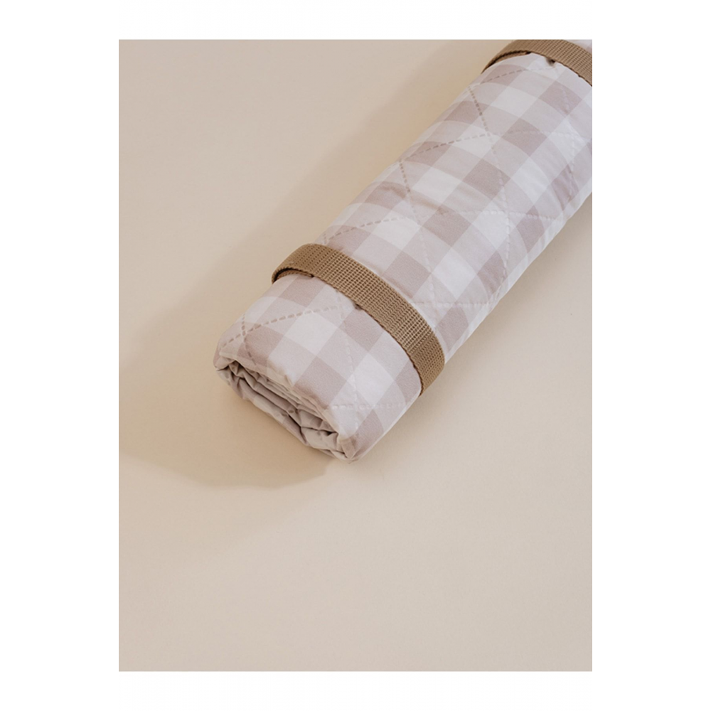 Piknik Matı - Bej Pötikare