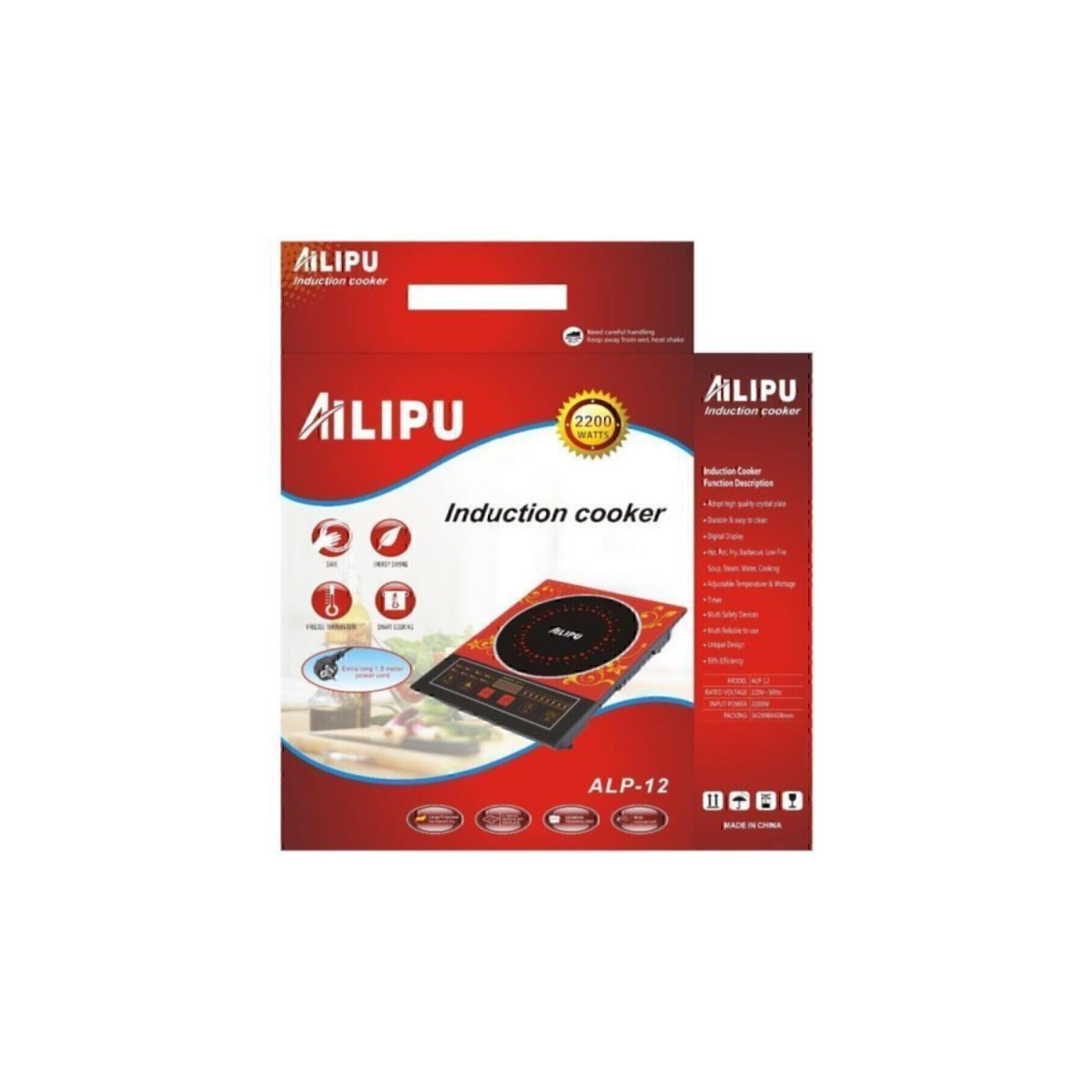 Ailipu 2400w Lazerli Dokunmatik Indüksiyon Ocak 2400w