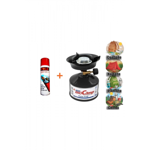 Taşınabilir Ocak Iksa Mocamp Çakmak Gazlı Pratik Kamp Ocağı - Piknik Tüpü