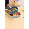 Bento Lunch Box Ofis-okul Için Yeni Nesil Sefer Tası -çorba Kaseli Model-paslanmaz Çelik