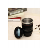 Cam Kapaklı Kamera Lens Objektif Görünümlü Termos Kupa Mug Bardak 15cm*8cm