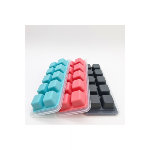 Yapışmaz Silikon Bas Çıkar Buzluk Buz Kalıbı