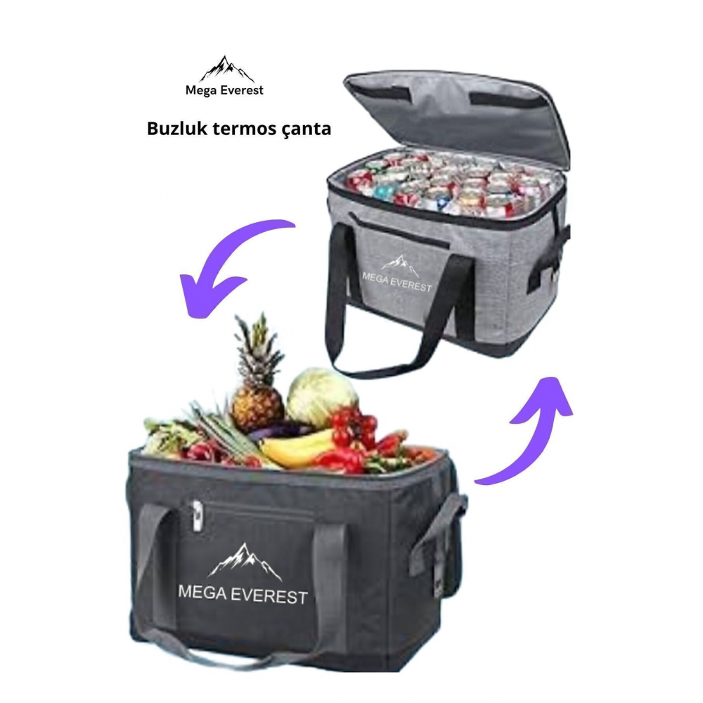 Termos Çanta Buzluk Soğutucu Çanta Piknik Çantası 40 Litre