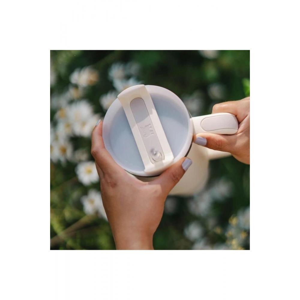 Quencher Pipetli Termos Bardak 1.18 Lt Krem