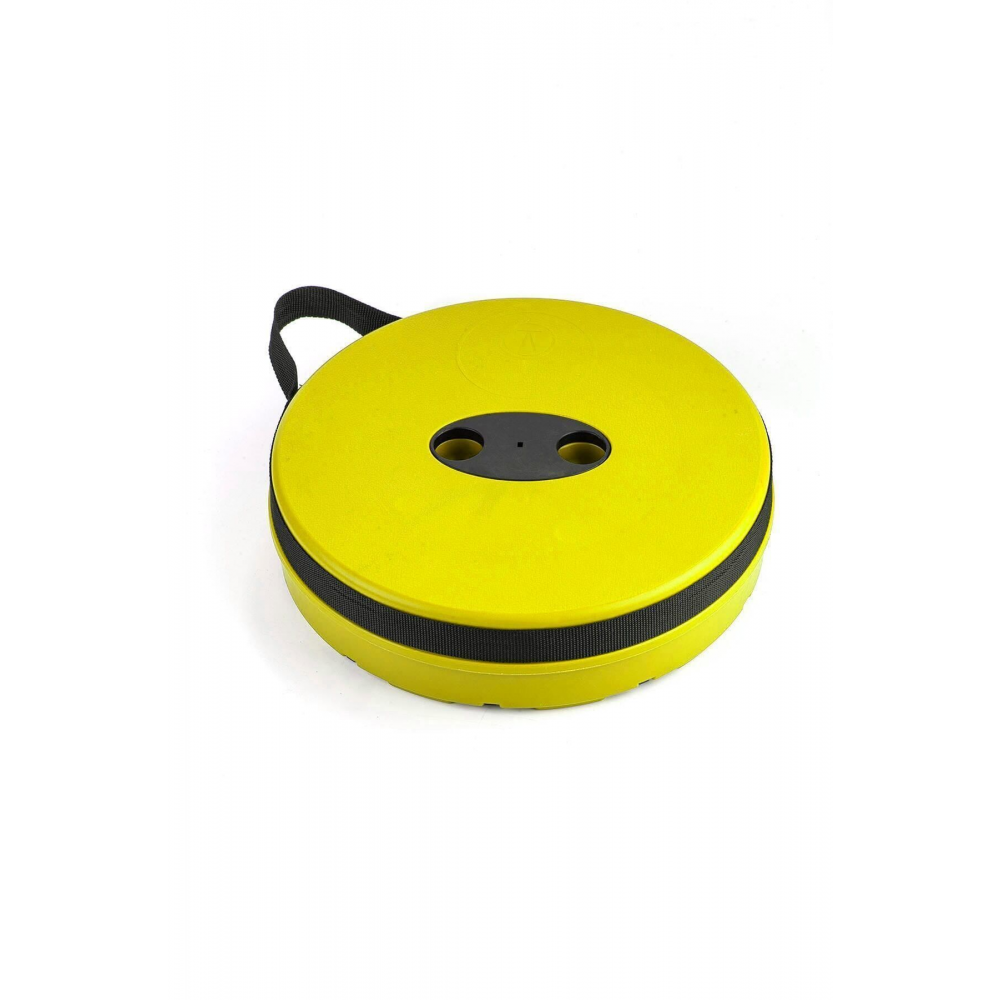 Katlanır Taşınabilir Tabure 150kg Taşıma Kapasitesi Sarı