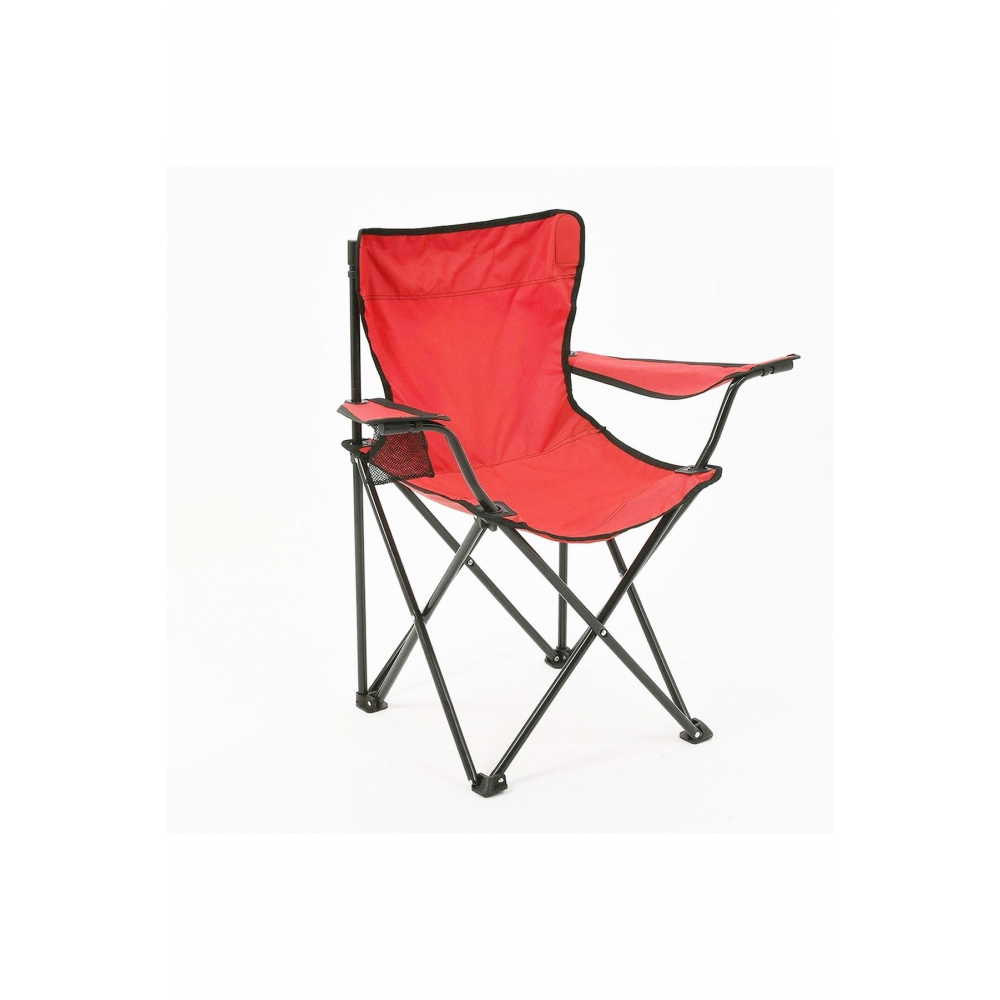Piknik Ve Kamp Sandalyesi - Kırmızı