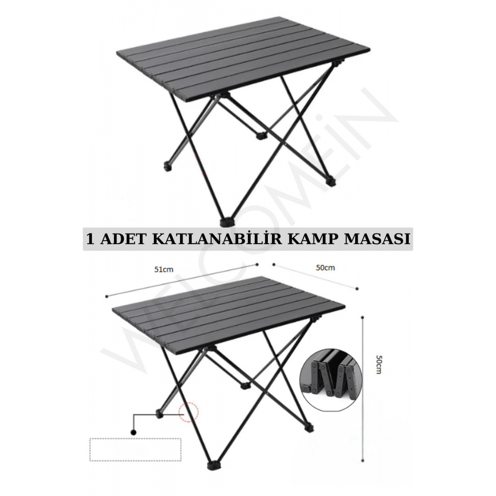 4 Kişilik Çadır 2 adet Katlanır-Şişme-Yatak,Sandalye ve Masa,2 Adet şişme Yastık ve Lamba Kamp Set