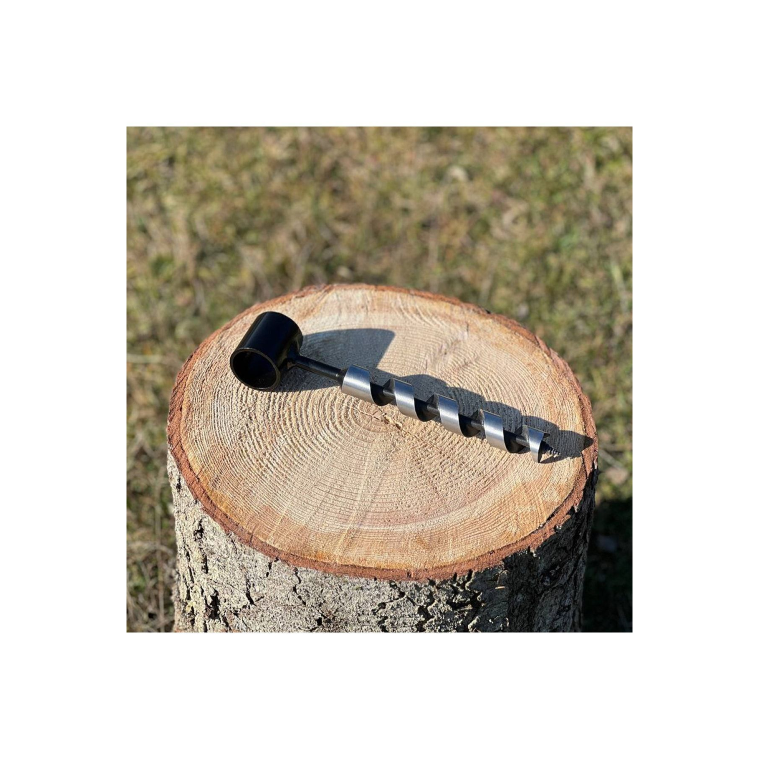 Outdoor Bushcraft Kamp El Burgusu Ahşap El Matkabı Kamp Ekipmanı 24 Mm Delme Çapı