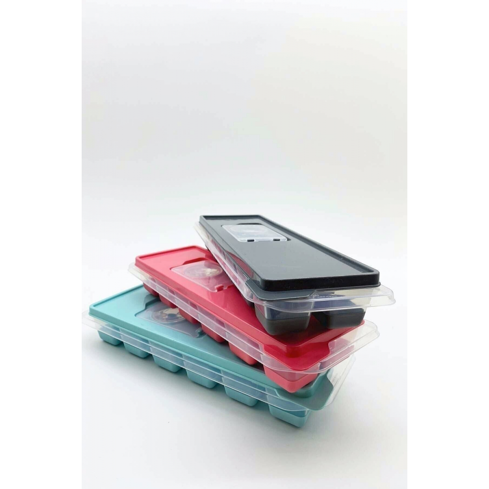 Kapaklı Silikon Tabanlı Lux Buzluk 3 Adet