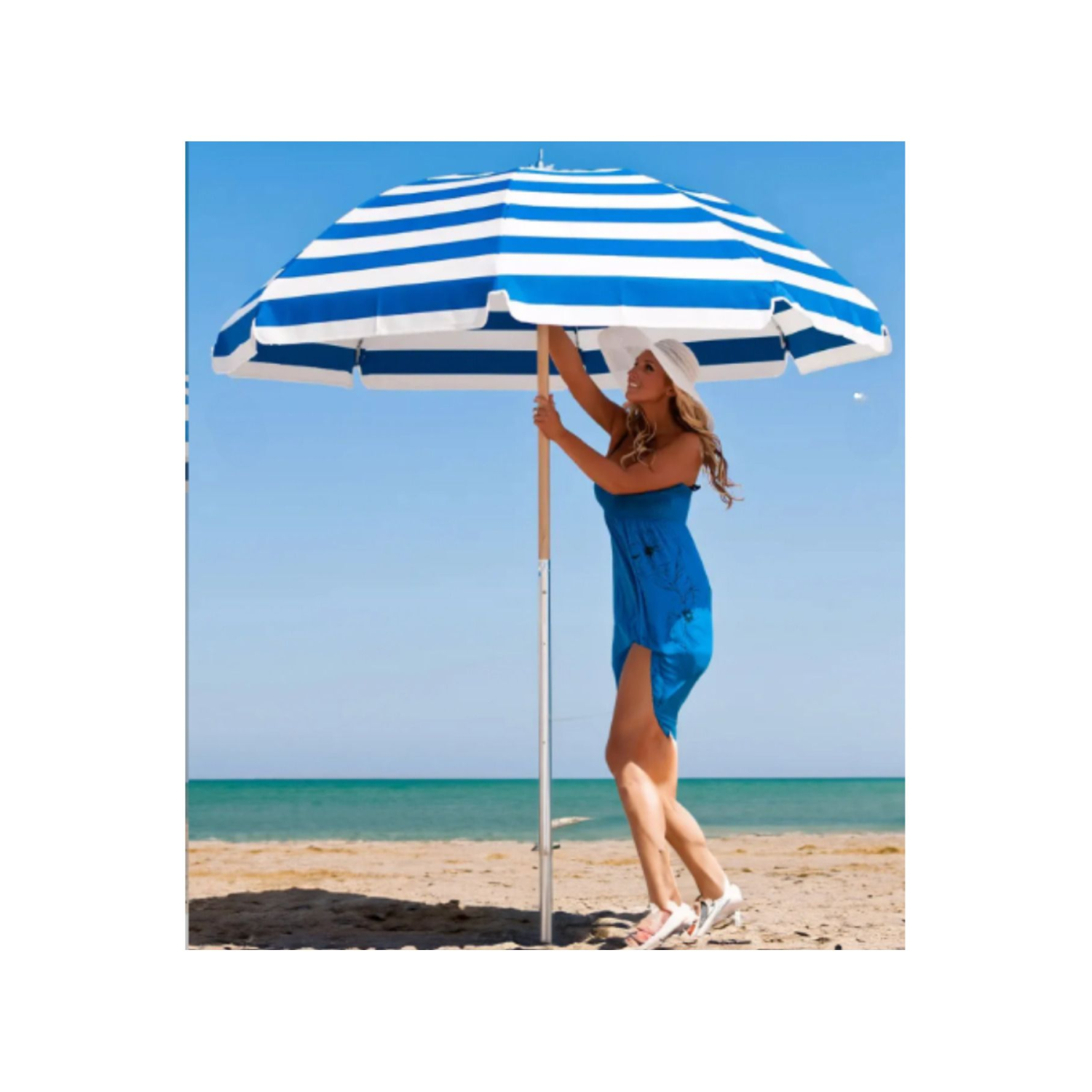 Şemsiye Plaj 200 cm 10 Telli 1.Kalite