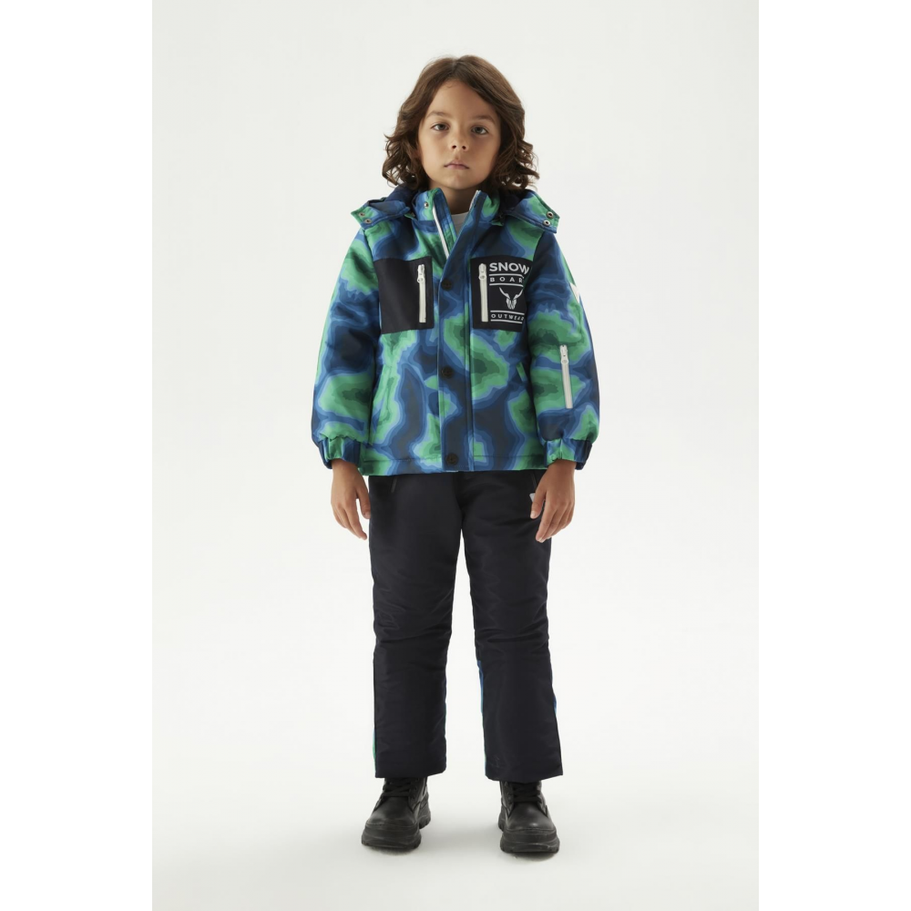 BG Store Erkek Çocuk Desenli Kayak Takımı NS23FWN3804