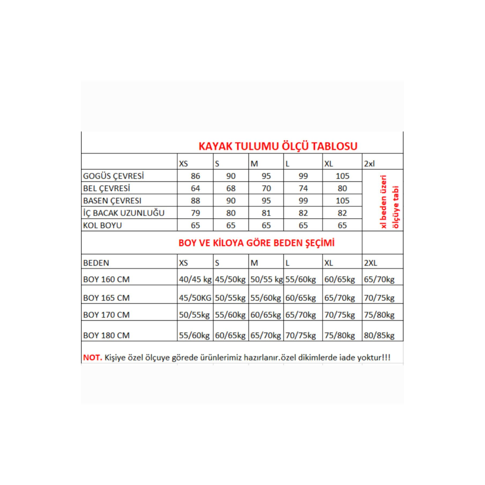 Neon Şeritli Siyah Kayak Tulumu
