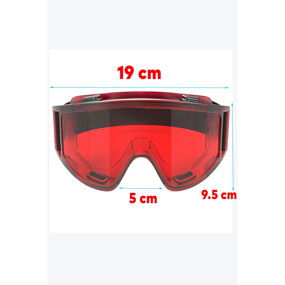 Kayak Gözlüğü Güneş Kar Gözlük Kırmızı Snowboard Glasses Ekonomik Seri Gözlük