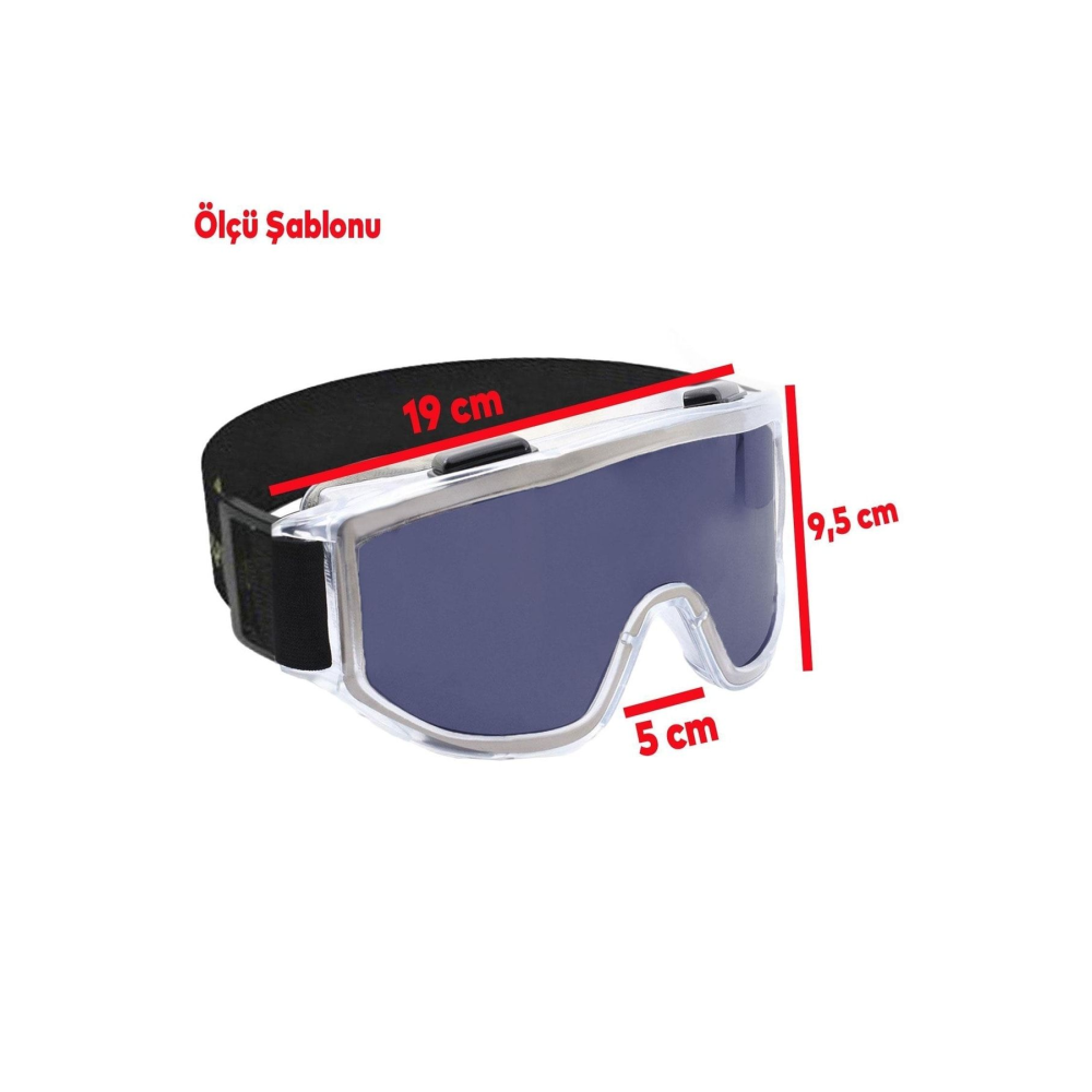Kayak Gözlüğü Ventilli Güneş Kar Rüzgar Gözlük Füme Snowboard Glasses Ekonomik Seri Gözlük