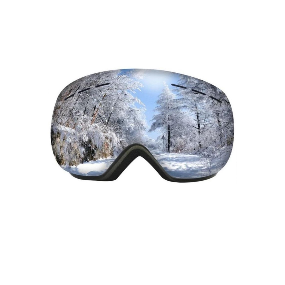 Uv400 Korumalı Antisis Özellikli 3 Katmanlı Aynalı Snowboard Kayak Gözlüğü