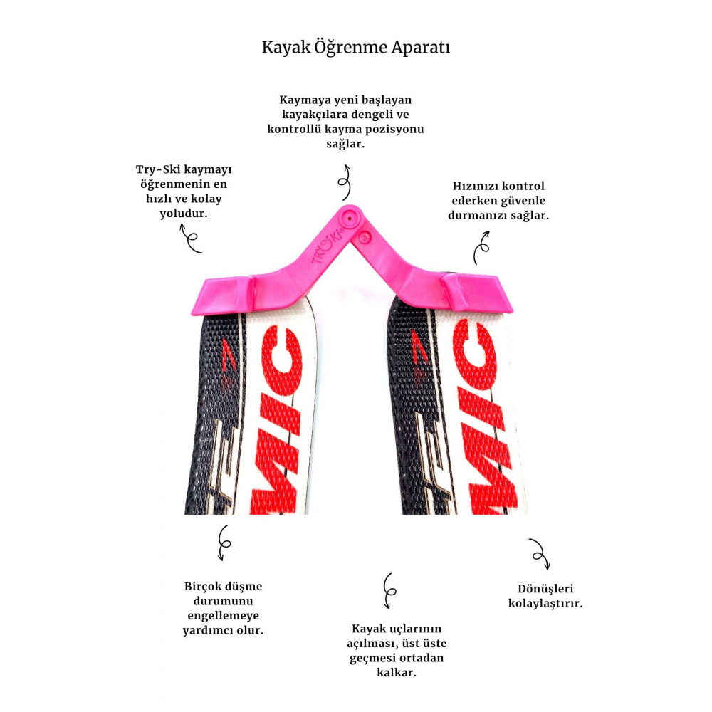 Kayak Öğrenme Aparatı Pembe