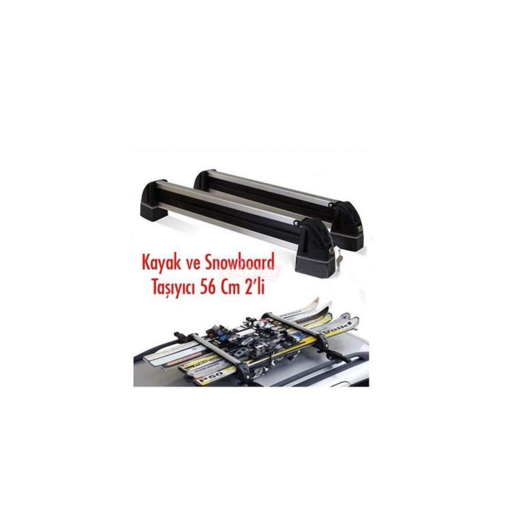 Oto Kayak Ve Snowbort Taşıyıcı 56 Cm 2'li Kilitli