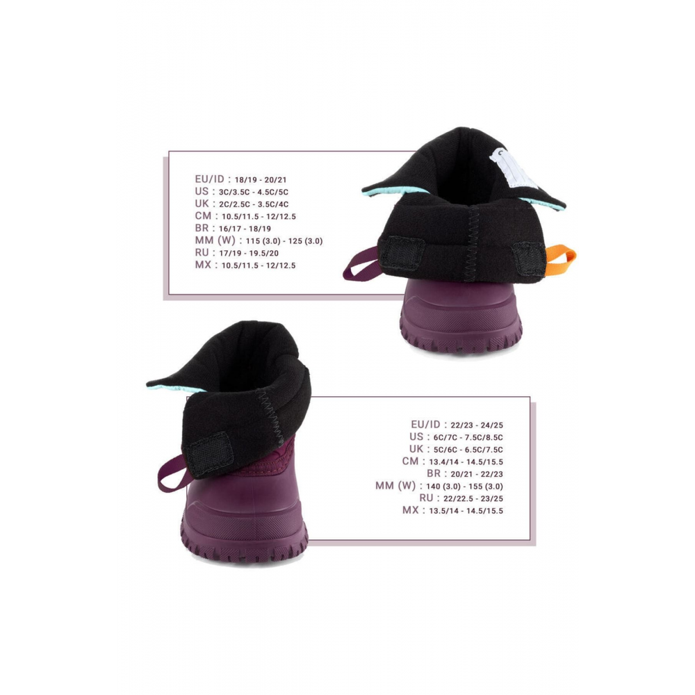Kayak Kar Botu Bebek Kar Botu - Mavi Mor - Xwarm