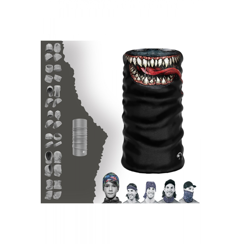 Venom Driver Buff Baf Dikişsiz Tüp Boyunluk Bandana