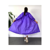 Kadın Erkek Yağmurluk Kapüşonlu Çıtçıtlı Eva Mor Yağmurluk M21mrc881r09