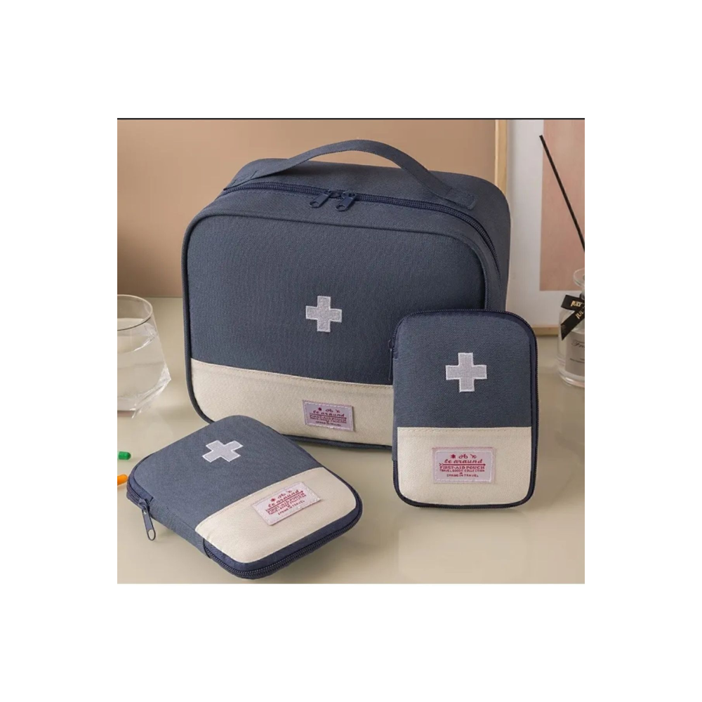 Üç Parçalı İlaç Çantası Seti-yell ilk yardım çantası