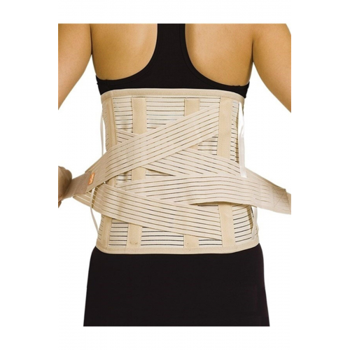 Fıtık Bel Kayması Çelik Balenli Ortopedik Korse Misinalı Demirli Süngerli Cırtlı Bel