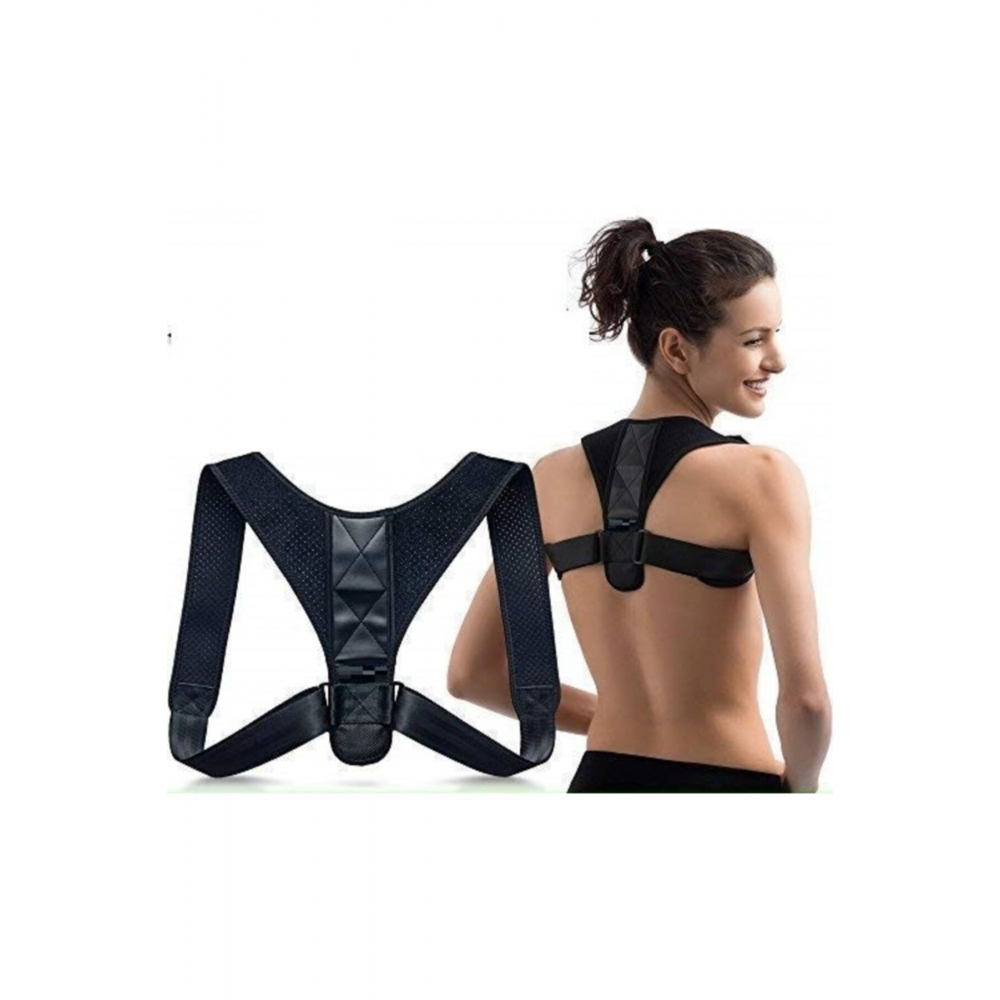 Highconcept Medikal Deri Desenli Korse Ortopedik Dik Duruş Korsesi Kamburluk Korsesi