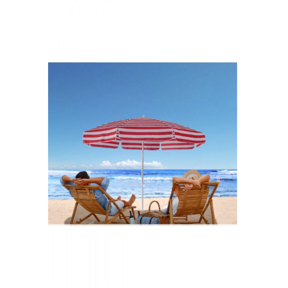 Şemsiye Plaj 200 cm 10 Telli 1.Kalite