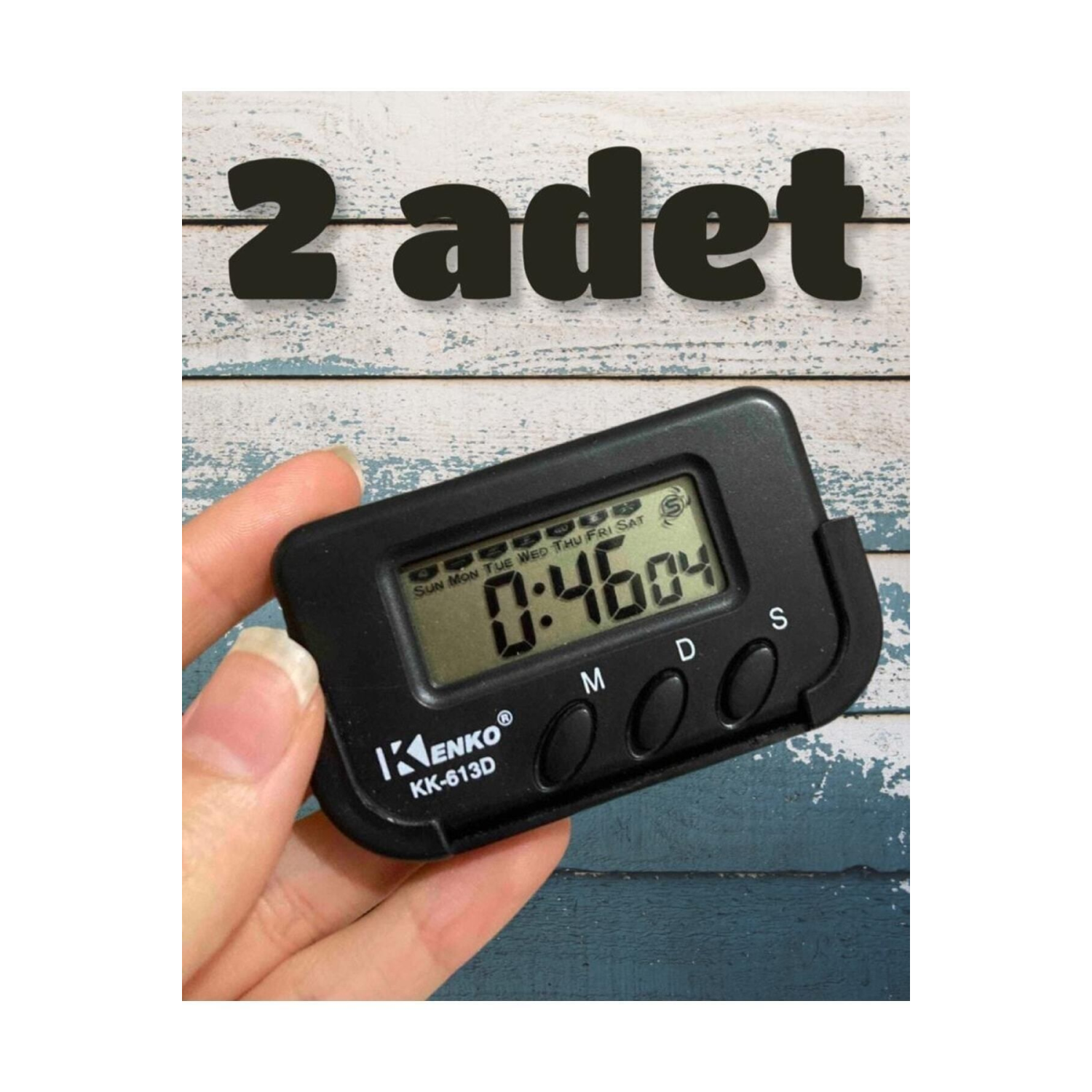 2 Adet - Pomodoro Öğrenci Saati Kronometreli Ders Çalışma Saati