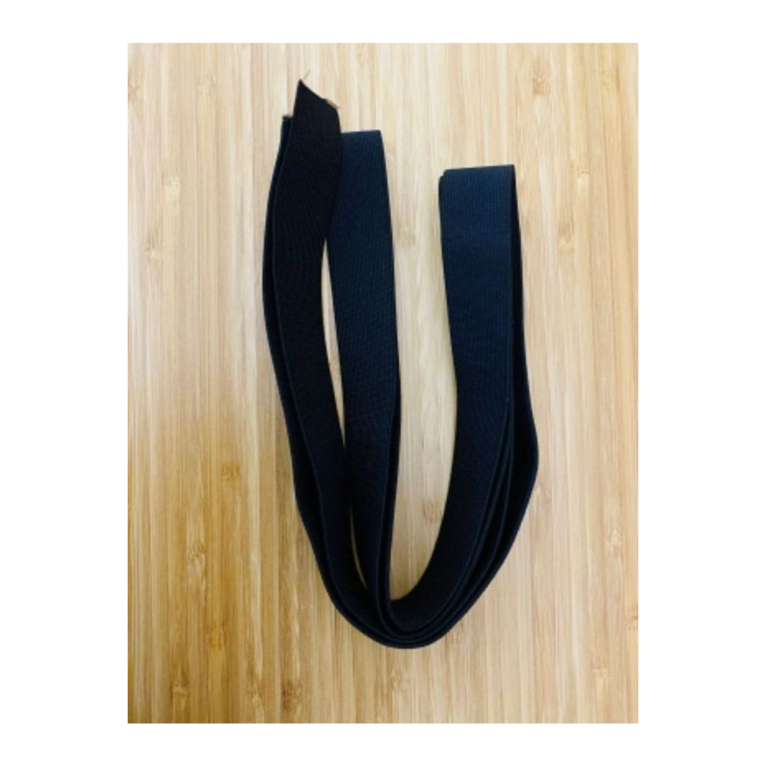 Paça Lastik. 2.5 Cm X 1.25 Metre. Renk:siyah