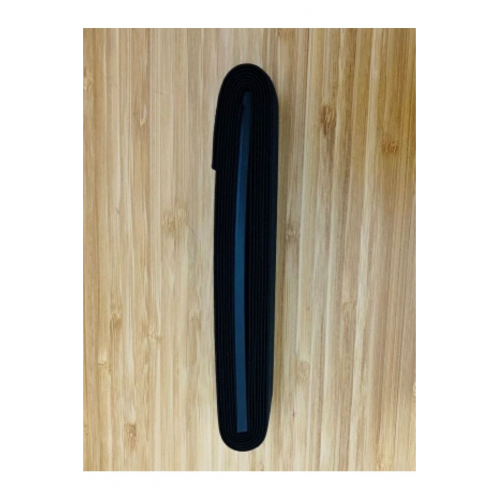 Paça Lastik. 2.5 Cm X 1.25 Metre. Renk:siyah