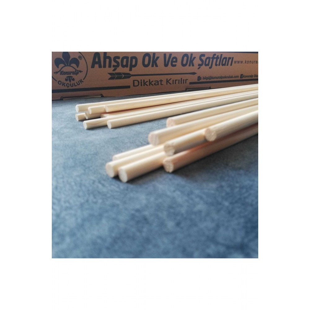 Çam Ok Gövdesi -şaft 5/16 10 Adet