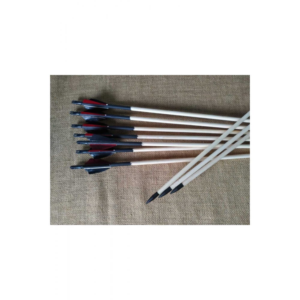 Geleneksel Okçuluk Başlangıç Seti (Basit Tirkeş +10 Ok +zihgir)