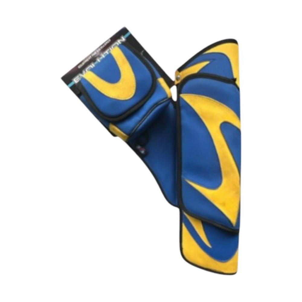 Archery Okçu Sadak-deri -sarı-lacivert-sağ El-cepli- Tüplü-53s951y