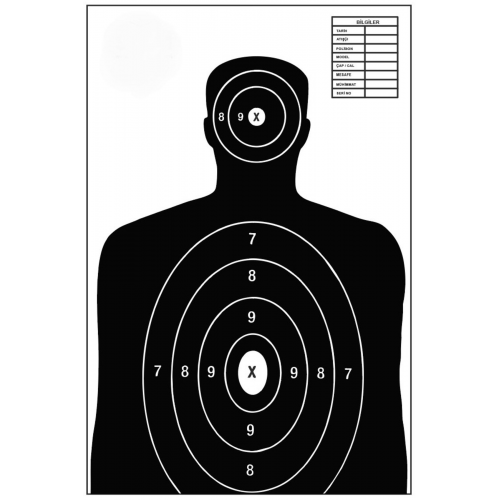 Taktik Atış Hedef Kağıdı 111 (20 Adet)