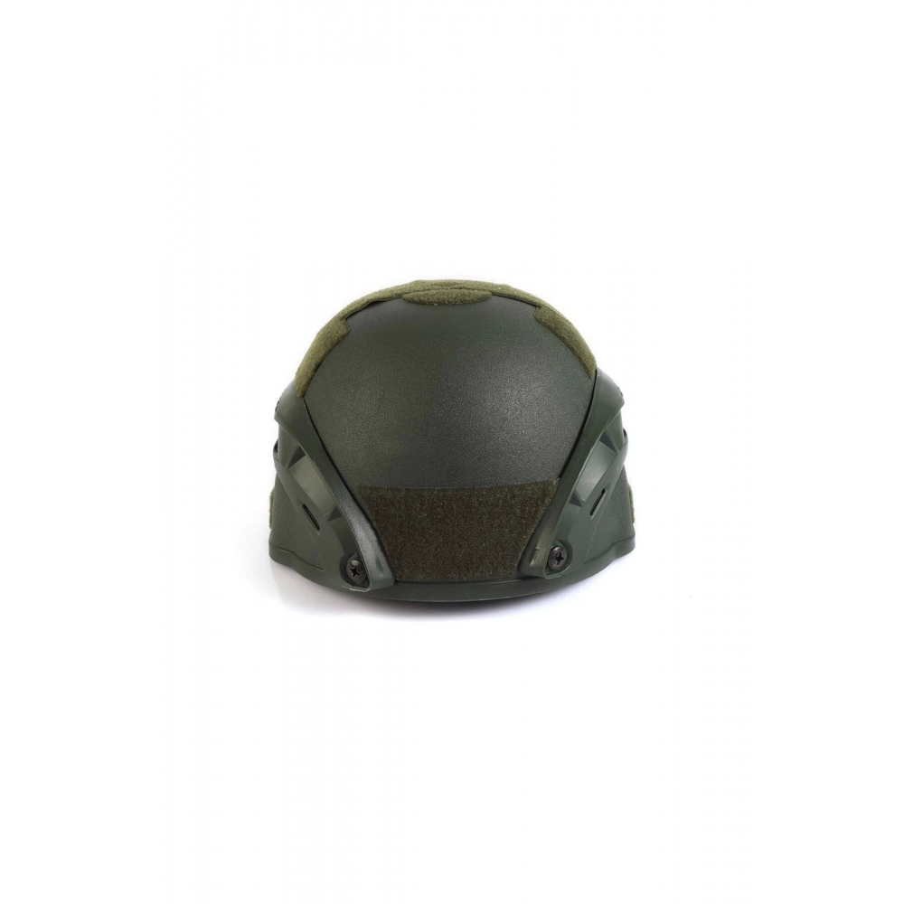 Haki Airsoft Kompozit Başlık  Koruyucu Tactical Kask Paintball