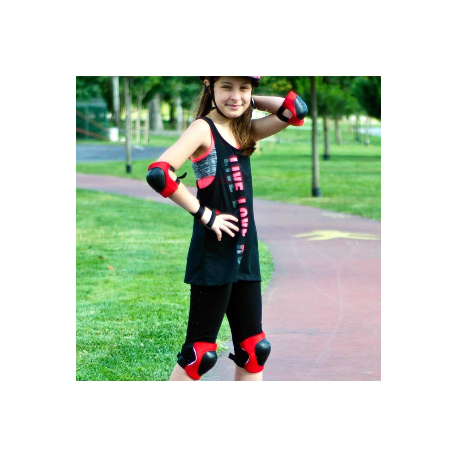 Çocuk Koruyucu Set Dizlik Dirseklik Bileklik  Paten Scooter Bisiklet Kaykay Koruyucu Ekipman