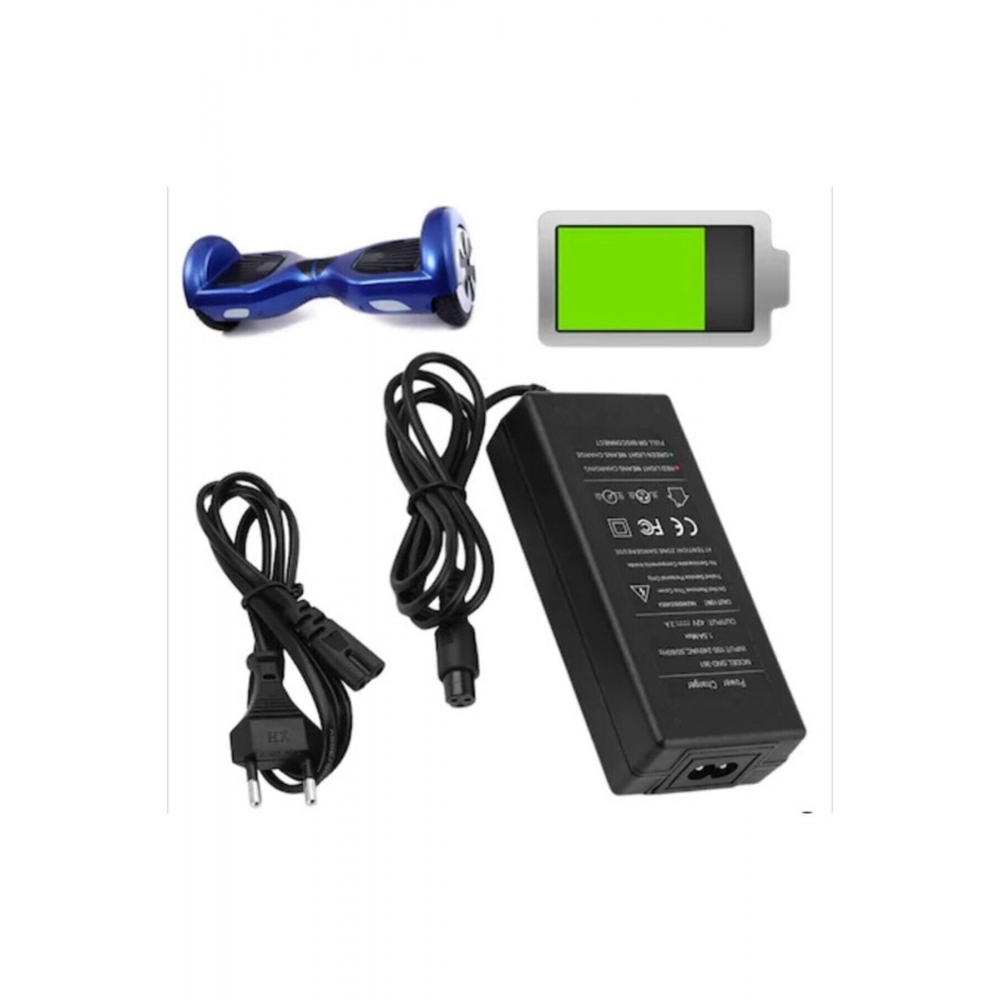 Tüm Modeller Ile Uyumlu Hoverboard Şarj Aleti