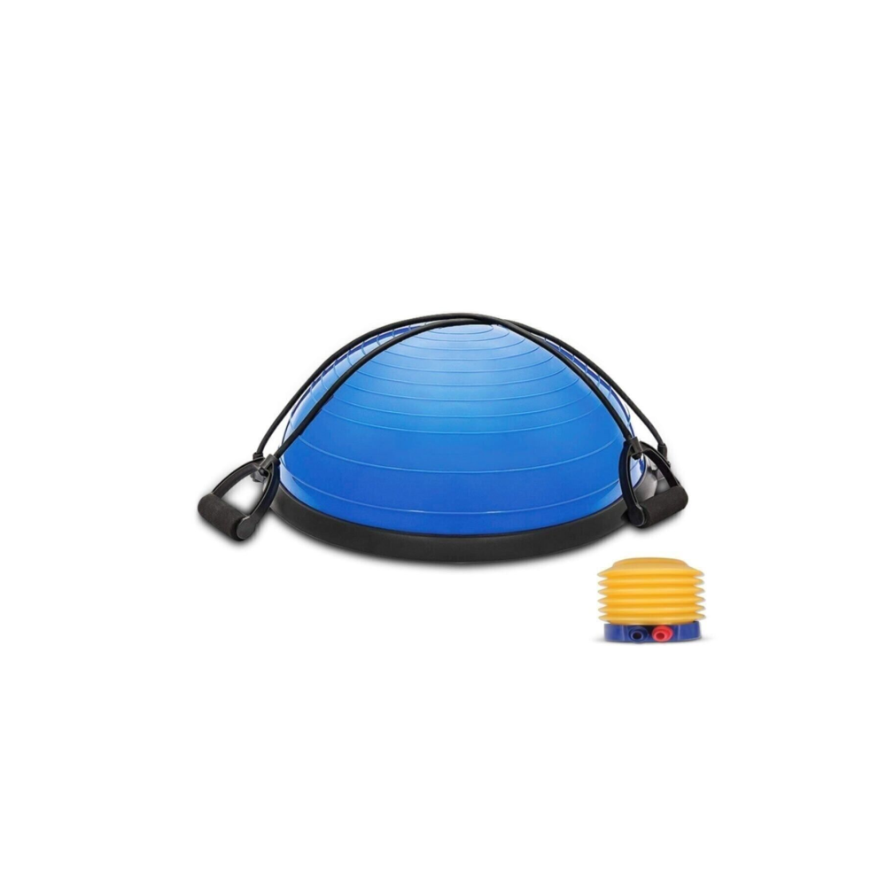 T181 Bosu Ball Yarim Denge Topu Pilates Aleti Direnc Lastikli Pompa Dahildir
