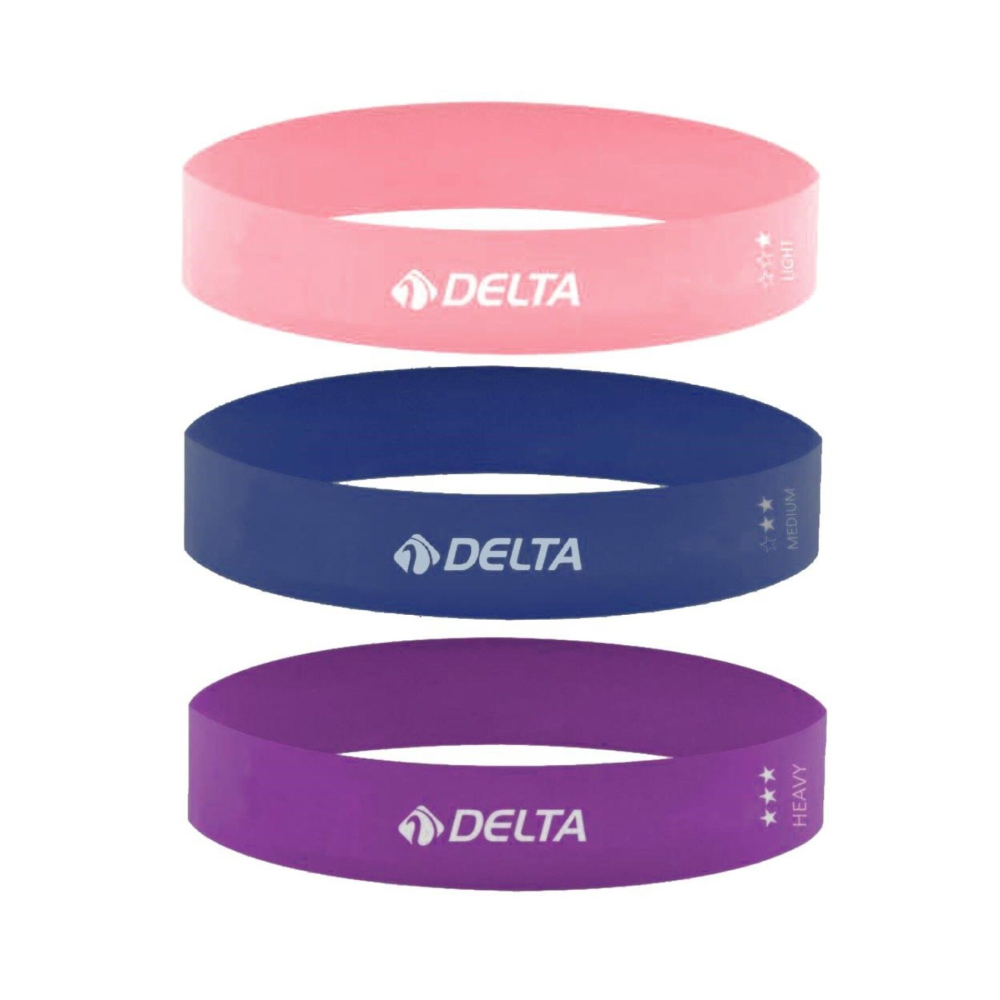 Latex 3'lü Aerobik Pilates Direnç Egzersiz Bandı Squat Çalışma Lastiği (Uç Kısmı Kapalı)